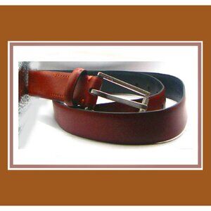 Brown Fashionable Genuine Leather Formal Belt